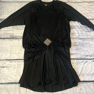 Vintage Black Jovani Dress Gown Size 26 1/12